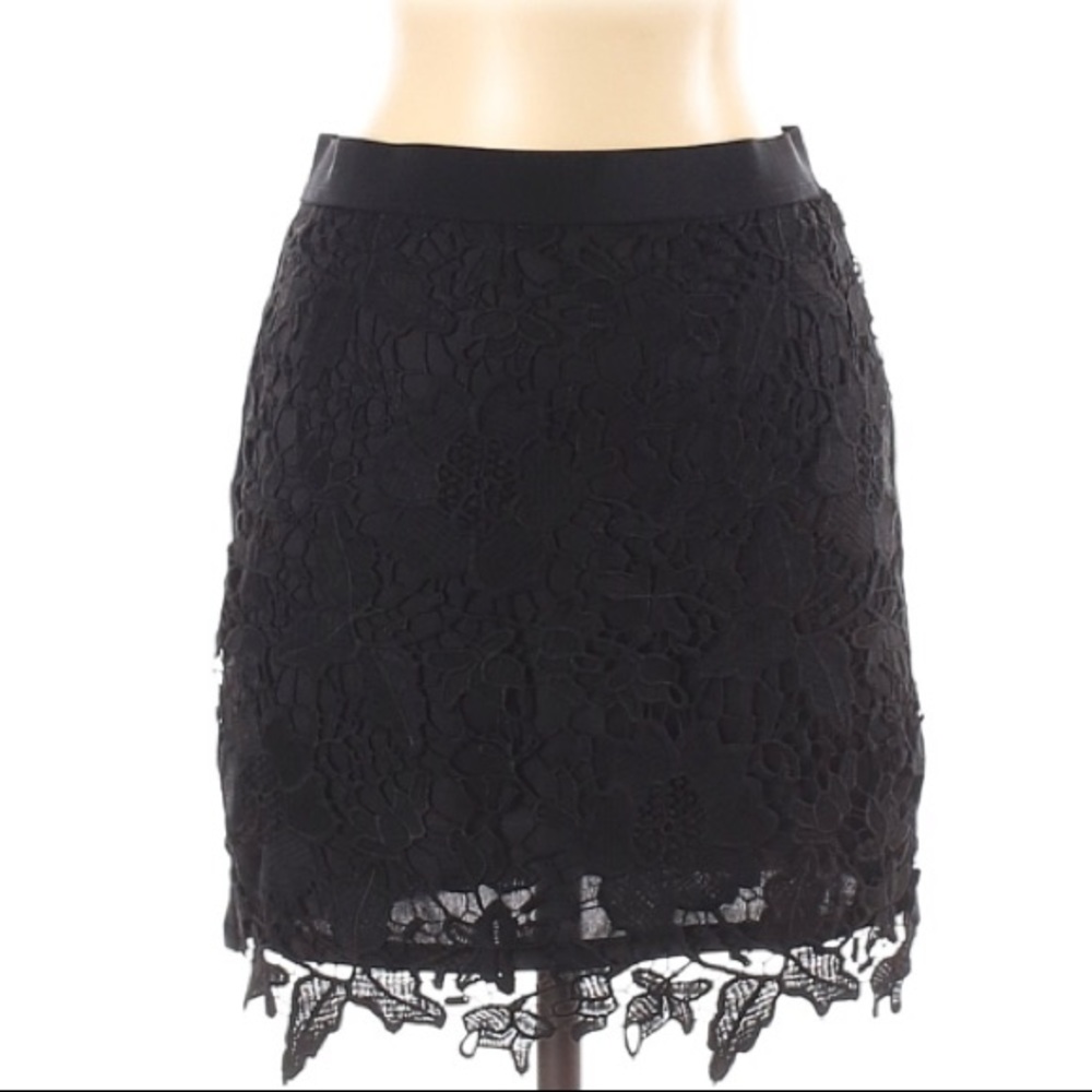 AEO Crochet Lace Mini Skirt